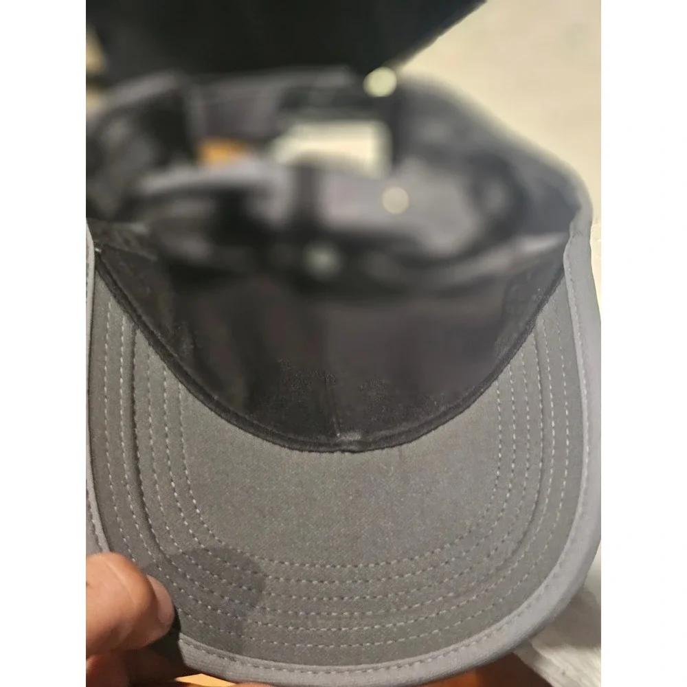 Nike Golf Hat Mens Grey Adjustable Swoosh Performance Baseball Cap